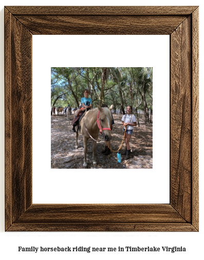 family horseback riding near me in Timberlake, Virginia